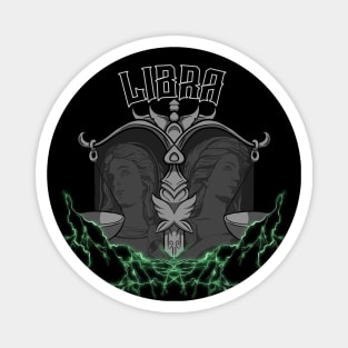 Lightning Libra (Green) Magnet